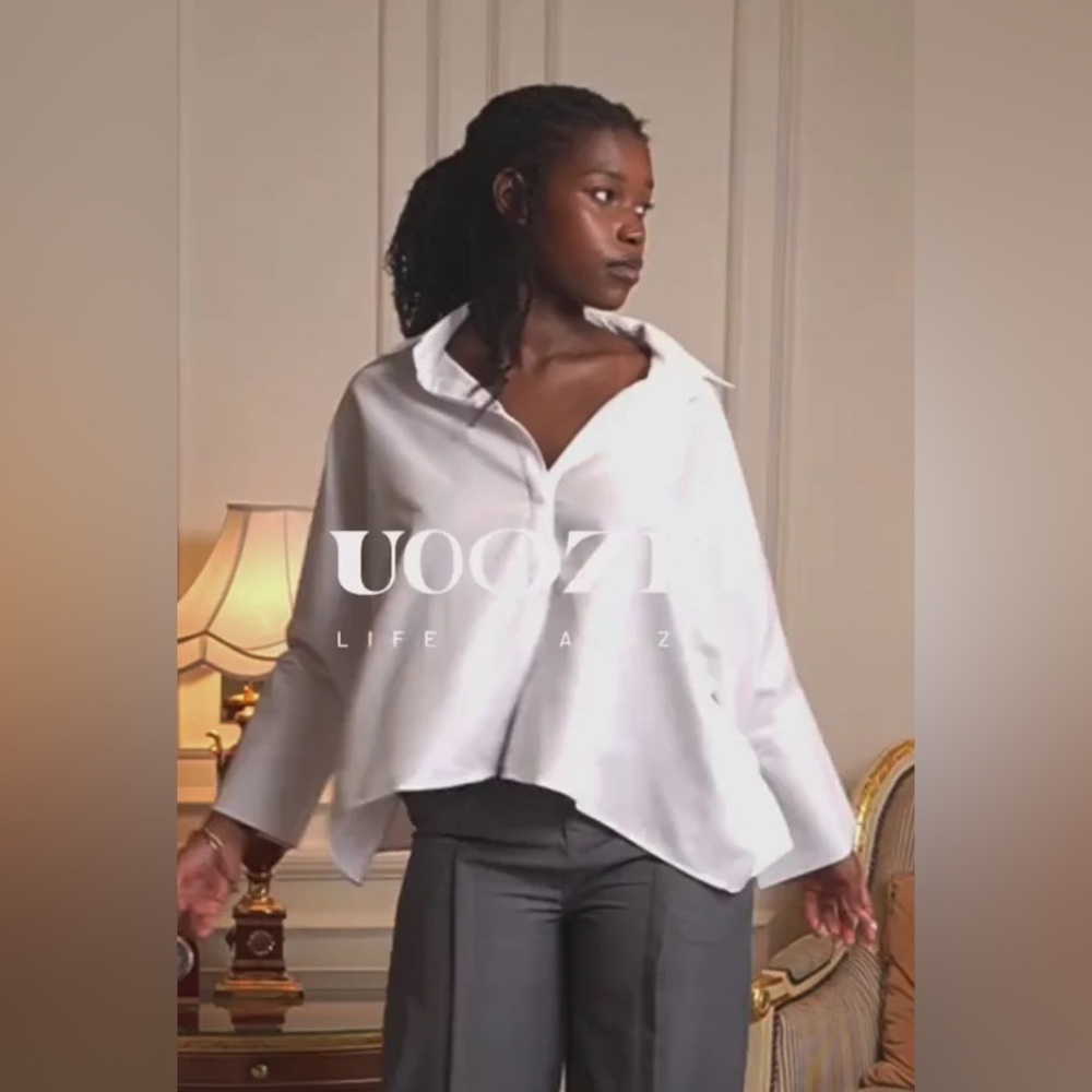 Uoozee White Blouse NWT